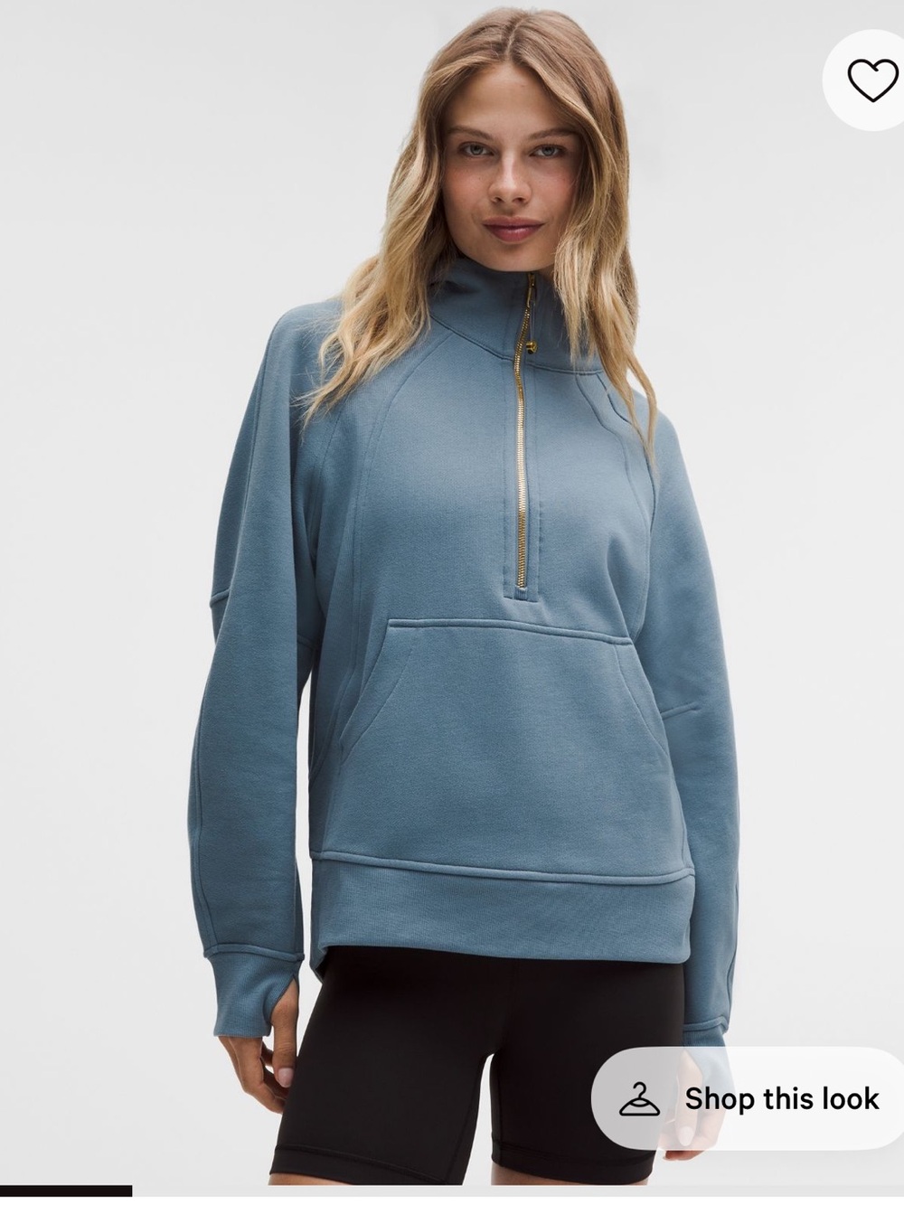 lululemon athletica Half-Zip Scuba Pullover Hoodie
